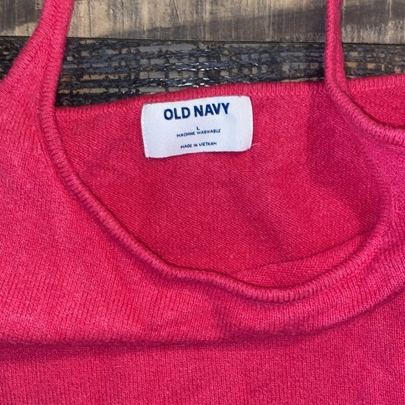 Old Navy Pink Cardigan with  Crop top size Large - Picture 3 of 5